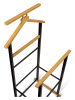 IDOMYA Essentials Wieszak w kolorze czarnym na ubrania - 49 x 110 x 40 cm