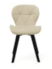 IDOMYA Factory 2-delige set: eetkamerstoelen "Daisy" crème - (B)50 x (H)70 x (D)47,5 cm