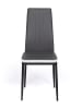 IDOMYA Factory 4er-Set: Stühle "Jodie" in Anthrazit/ Schwarz - (B)41,5 x (H)96 x (T)39 cm