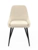 IDOMYA Factory 2-delige set: eetkamerstoelen "Olivia" crème - (B)47,5 x (H)79 x (D)54 cm