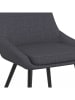IDOMYA Factory 2-delige set: eetkamerstoelen "Ornella" antraciet - (B)47,5 x (H)79 x (D)54 cm