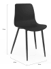 IDOMYA Factory 6er-Set: Stühle "Nala" in Schwarz - (B)48 x (H)79 x (T)48 cm