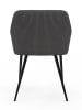 IDOMYA Factory 2er-Set: Esszimmerstühle "Jenny" in Anthrazit - (B)56 x (H)76 x (T)51 cm