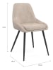 IDOMYA Factory 4er-Set: Stühle "Olivia" in Beige/ Schwarz - (B)54 x (H)79 x (T)47,5 cm