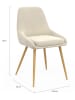 IDOMYA Factory 4-delige set: eetkamerstoelen ''Olivia'' crème - (B)47,5 x (H)79 x (D)54 cm