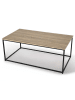 IDOMYA Factory Salontafel "Memphis" beige/zwart - (B)113 x (H)45 x (D)60 cm