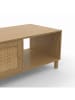 IDOMYA Essentials Salontafel "Erin" lichtbruin - (B)100 x (H)42 x (D)50 cm