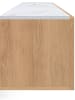 IDOMYA Factory TV-meubel "Marceau" lichtbruin/wit - (B)180 x (H)30 x (D)30 cm