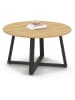 IDOMYA Factory Eettafel ''Sana'' beige/zwart - (H)83 x Ø 100 cm