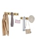 IDOMYA Essentials 2-delige set: kapstokken naturel - (B)60 x (H)10 cm