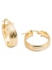 Ania Kruk Pozłacane kolczyki-kreole - Ø 18 mm
