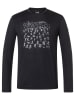super.natural Functionele longsleeve "Free Ski Tickets" zwart