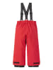 Reima Spodnie narciarskie "Loikka" w kolorze czerwonym