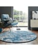 Flair Rugs Laagpolig tapijt "Wonderlust" donkerblauw