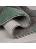Flair Rugs Kurzflor-Teppich "Aurora" in Grau/ Grün
