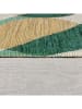 Flair Rugs Laagpolig tapijt "Carlos Circle" geel/groen