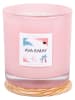 AVA & MAY Duftkerze "Bahamas" in Rosa - 500 g