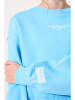 Garcia Sweatshirt in Hellblau