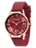Tamaris Kwartshorloge rood/roségoudkleurig