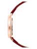 Tamaris Kwartshorloge bordeaux/roségoudkleurig