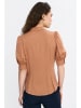 Nife Bluse in Hellbraun
