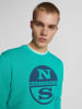 North Sails Sweatshirt in Türkis