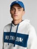 North Sails Hoodie in Weiß /Dunkelblau