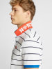 North Sails Poloshirt in Weiß/ Blau/ Orange