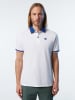 North Sails Poloshirt in Weiß/ Blau