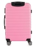 Canadian Peak 5tlg. Hardcase-Trolleyset "Shokeak" in Rosa