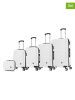 Canadian Peak 5-delige hardcase-trolleyset "Solomuneak" wit
