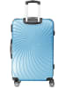Canadian Peak 5tlg. Hardcase-Trolleyset "Sunlighteak" in Hellblau