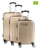 Canadian Peak 3-delige hardcase-trolleyset "Softlesseak" beige