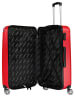 Canadian Peak 3tlg. Hardcase-Trolleyset "Softlesseak" in Rot