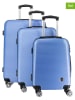 Canadian Peak 3-delige hardcase-trolleyset "Solomuneak" blauw