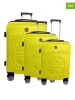 Canadian Peak 3-delige hardcase-trolleyset "Stanisleak" geel