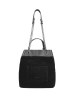Wojas Leder-Henkeltasche in Schwarz - (B)32 x (H)34 x (T)14 cm