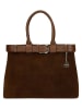 Wojas Leder-Henkeltasche in Hellbraun - (B)38 x (H)22 x (T)10 cm