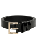 Wojas Skórzany pasek w kolorze czarnym