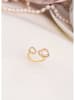 L'Atelier de Gaia Vergulde ring met parels