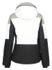 Icepeak Ski-/ Snowboardjacke "Florala" in Beige/ Weiß/ Schwarz