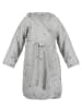 Kindsgut Musselin-Bademantel in Grau