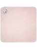 Kindsgut Kapuzenhandtuch "Katze" in Rosa - (L)76 x (B)76 cm