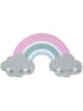 Kindsgut Garderobe "Regenbogen Amelie" in Bunt - (B)48 x (H)26 x (T)6,5 cm