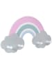Kindsgut Garderobe "Regenbogen Amelie" in Bunt - (B)48 x (H)26 x (T)6,5 cm