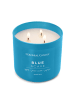 Colonial Candle Geurkaars "Blue Agave" blauw - 411 g