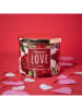 Colonial Candle Geurkaars "Love" wit/rood/groen - 411 g