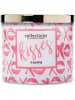 Colonial Candle Geurkaars "Kisses" lichtroze/wit - 411 g