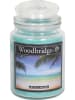Woodbridge Geurkaars "Crystal Waters" turquoise - 565 g