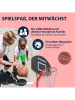 Hudora Basketballständer "Start 260" in Schwarz/ Rot